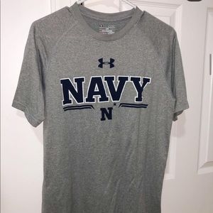 Mens NAVY Loose Style Athletic T-shirt- Size Small